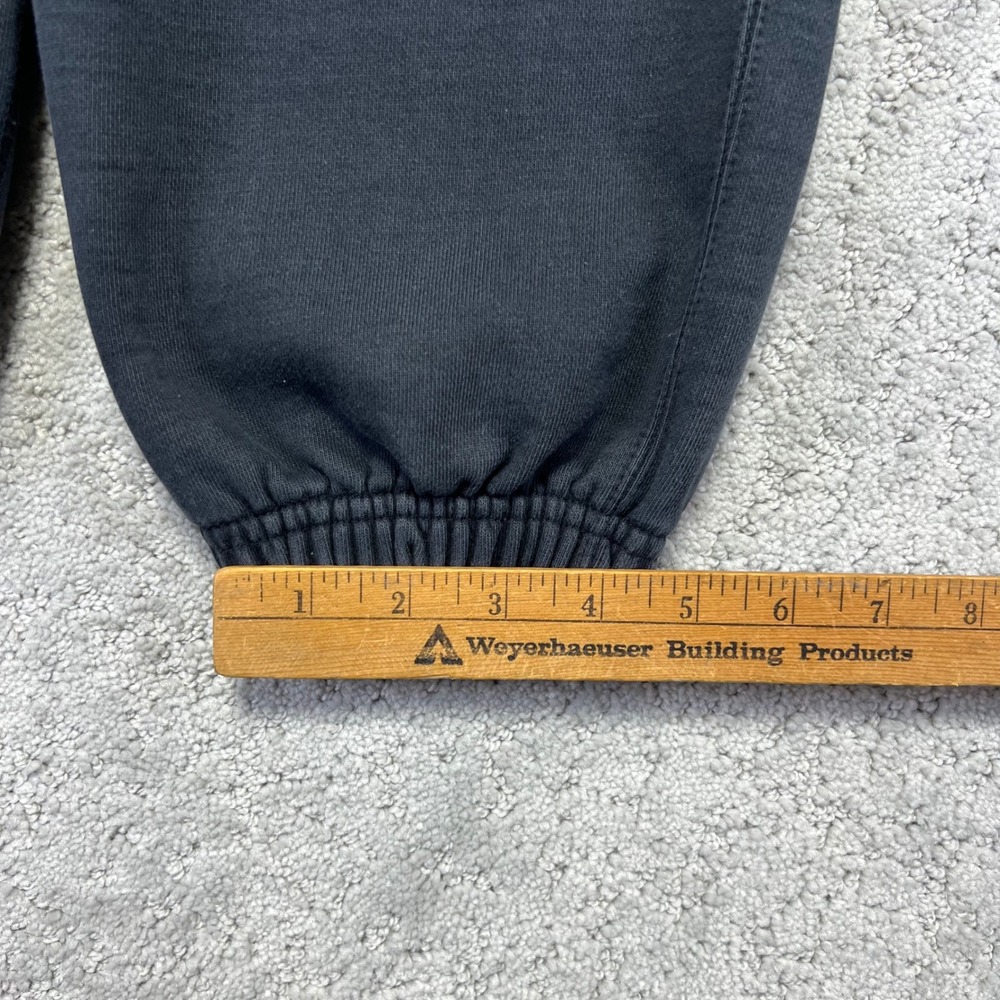 Nike Sweatpants Womens XS Black Faded Solo Swoosh Joggers Thick Heavy Fleece - Picture 16 of 16